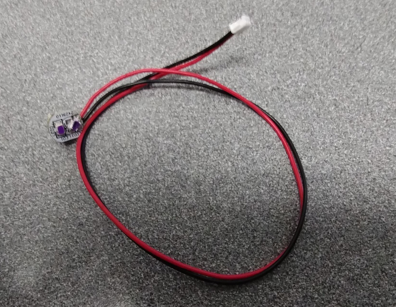 LED / PURPLE BLINKING / 10" LEAD